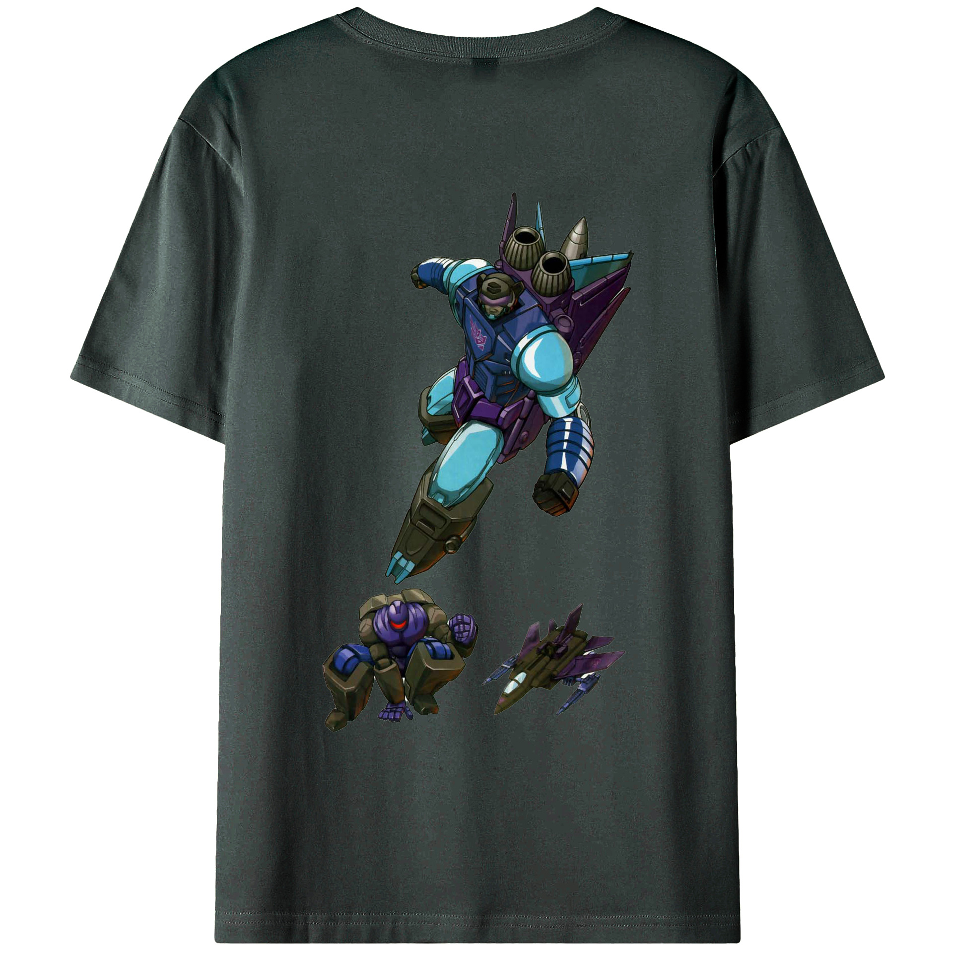 （画像用）  綿100％ メンズ半袖Tシャツ（バックプリント） 通気性